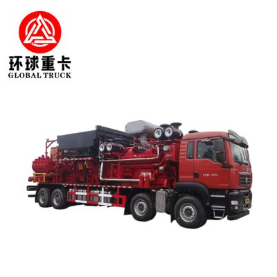 XYLC2500 8×6 Petrol Sahası Kırma Kamyonu, 2500 HP ve 15.000 psi Basınç ile Konvansiyonel Olmayan Petrol ve Gaz Çıkarımı İçin