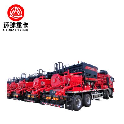 Euro 6 Dizel Motorlu ve 1697L/Dk Pompa Hacimli Shacman 8x6 Petrol Sahası Kırma Kamyonu