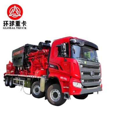 XYLC2500 8×6 Petrol Sahası Kırma Kamyonu, 2500 HP ve 15.000 psi Basınç ile Konvansiyonel Olmayan Petrol ve Gaz Çıkarımı İçin