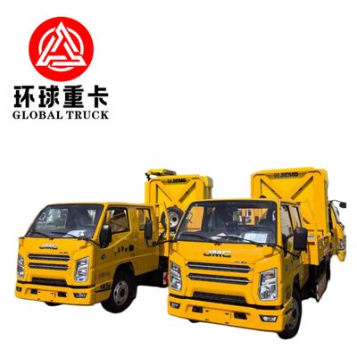 HOWO 4×2 350hp Dizel Kaza Yastığı Kamyonu Nijerya Yol Güvenliği ve İnşaat Bölgesi Koruması için Makaslı Asansör