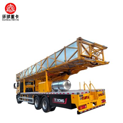 HOWO Sinotruk Sitrak Diesel Powered Bridge Inspection Vehicle with Folding Boom Lift, Euro 5 / Euro 6, 340-440 HP