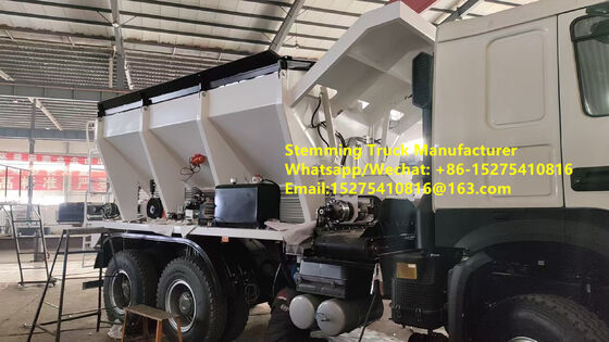 Yüksek verimli uzaktan kumandalı doldurma Kamyonu Taş dolum aracı GLOBAL-12 10/15/20 ton Çok fonksiyonlu Patlatma hizmeti mobil patlayıcı Üretim Birimi Kazakistan Özbekistan Endonezya Kongo MMU