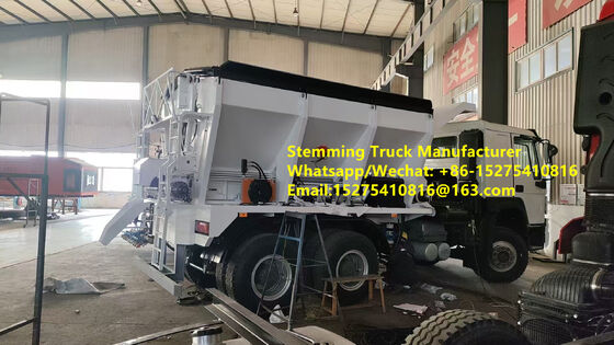 Yüksek verimli uzaktan kumandalı doldurma Kamyonu Taş dolum aracı GLOBAL-12 10/15/20 ton Çok fonksiyonlu Patlatma hizmeti mobil patlayıcı Üretim Birimi Kazakistan Özbekistan Endonezya Kongo MMU