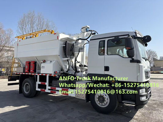 Düşük fiyat yeni HOWO 10/15/20/30T BCLH-10 yerinde karıştırma ve yükleme granül amonyum patlayıcı ANFO Kamyon Emülsiyon Patlatma hizmeti Sondaj Kazakistan/Özbekistan/Endonezya/KONGO DRC TREAD MMU
