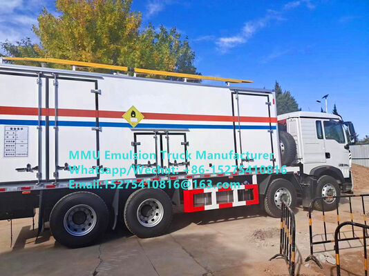 İyi kaliteli akıllı HOWO 15T BCRH-15 karıştırma ve şarj emülsiyon kamyonu toplu patlayıcı yükleme kamyonu Moğolistan Madencilik Patlama hizmeti Kazakistan Özbekistan Endonezya Kongo DRC GUINEE Tanzanya MMU
