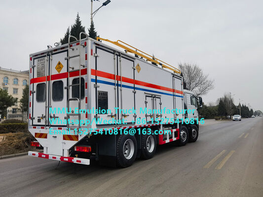 İyi kaliteli akıllı HOWO 15T BCRH-15 karıştırma ve şarj emülsiyon kamyonu toplu patlayıcı yükleme kamyonu Moğolistan Madencilik Patlama hizmeti Kazakistan Özbekistan Endonezya Kongo DRC GUINEE Tanzanya MMU