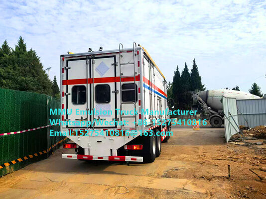 Good quality smart ORICA 15/20/25Ton on-site mixing and charging emulsion truck bulk explosive loading truck Mongolia Mining Blast service Kazakhstan Uzbekistan Indonesia Congo DRC GUINEE Tanzania MMU