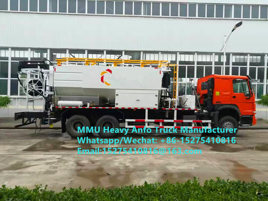Çeşitli fonksiyonlu ağır amonyum petrol patlayıcıları karıştırma ve şarjlama Yerel kamyon 15/20/25 ton ağır emülsiyon ANFO kamyon MMU MEMU Moğolistan için DRC KONGO PERU Gana Madencilik patlama servisi