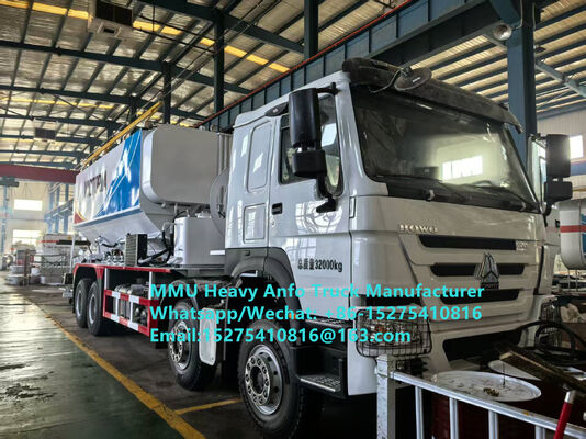 Ucuz Fiyat Karıştırma ve şarj çok fonksiyonel ağır amonyum petrol patlayıcıları Kamyon 15/20/25 Ton Ağır Emülsiyon ANFO Kamyon Rusya/Kazakistan/Uzbekistan/Endonezya/Gvineya Madencilik Patlatma Servisi