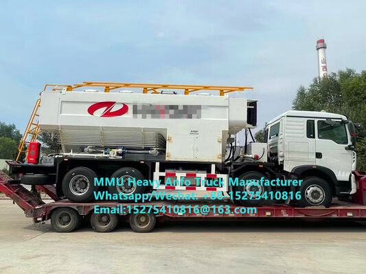 Süper performanslı HOWO karıştırma ve şarj çok fonksiyonel ağır amonyum petrol patlayıcıları Kamyon 15/20/25 Ton Ağır Emülsiyon ANFO Kamyon Zambiya/Zimbabwe/Tanzanya/Ghana/Gineya/Peru Madencilik Patlama Servisi