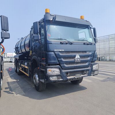 HOWO 15CBM Septik tank temizliği ve çamur taşımacılığı için 6×4 sürüş tipi ve 336 HP motorlu vakumlu kanalizasyon emme kamyonu