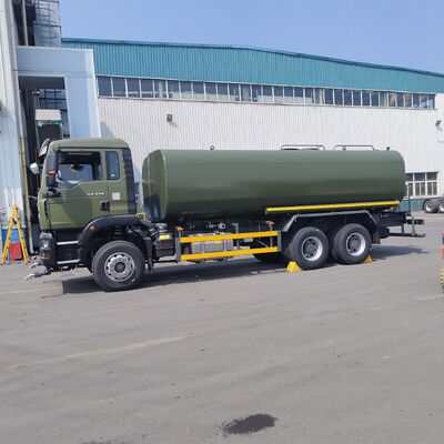 HOWO TX 6x4 Su Tankı Kamyonu 20T yararlı yük ve yol temizliği ve toz kontrolü için Euro 2 emisyon standardı