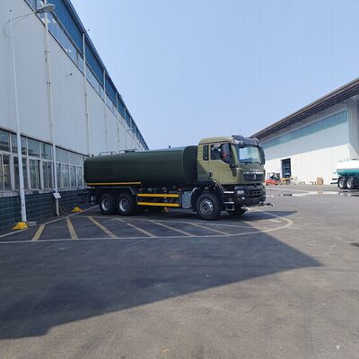 HOWO TX 6×4 Su Tankı Kamyonu, 20 T'lik yüklü Euro 2 Emisyon Standartı ve yol temizliği için 6×4 sürüş tekerleği