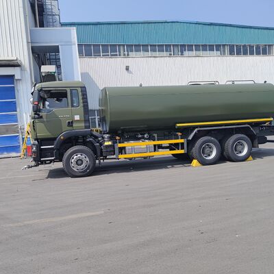 HOWO TX 6×4 Su Tankı Kamyonu, 20 T'lik yüklü Euro 2 Emisyon Standartı ve yol temizliği için 6×4 sürüş tekerleği
