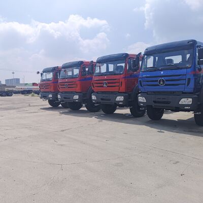 BEIBEN 2638 380HP WEICHAI Motoru ve Madencilik için Mercedes-Benz Teknoloji Şasi ile 4×4 Ağır Görevli Off-Road Çöp Kamyonu