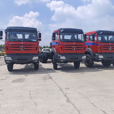 BEIBEN 2642 420 HP WEICHAI motoru ve madencilik ve inşaat için 25-35 ton yararlı yüklü 6 × 4 ağır görevli atık kamyonu