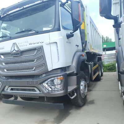 HOWO NX 6×4 Maden Çöp Kamyonu, 400 HP motorlu ve U şeklindeki ağır yük taşımacılığı için çöp kamyonu