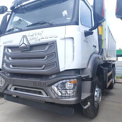 HOWO NX 6×4 Maden Çöp Kamyonu, 400 HP motorlu ve U şeklindeki ağır yük taşımacılığı için çöp kamyonu