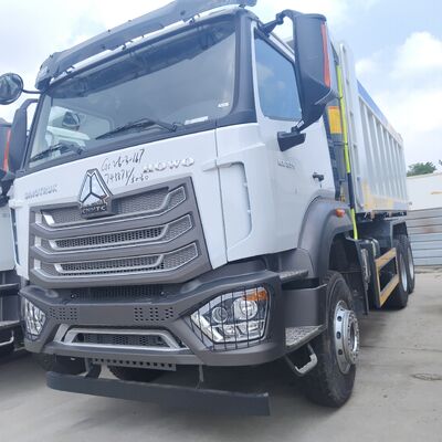 HOWO NX 6×4 Ağır Güçlü Çöp Kamyonu 400 HP Motor ve 25CBM Çöp Vücudu ile Madencilik ve İnşaat için