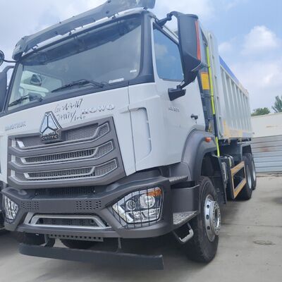 HOWO NX 6×4 Ağır Güçlü Çöp Kamyonu 400 HP Motor ve 25CBM Çöp Vücudu ile Madencilik ve İnşaat için
