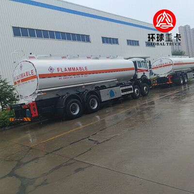Kongo Madencilik Operasyonları İçin Beiben 8x8 35000L Ağır Hizmet Yakıt Tankeri Kamyonu