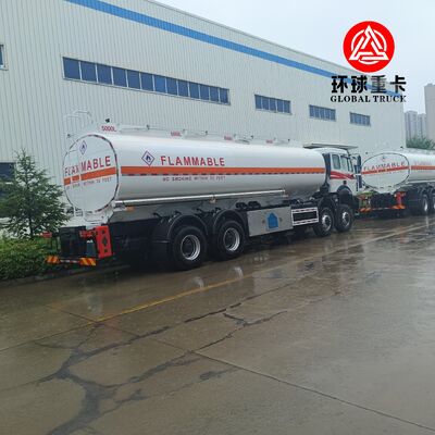 Kongo Madencilik Operasyonları İçin Beiben 8x8 35000L Ağır Hizmet Yakıt Tankeri Kamyonu