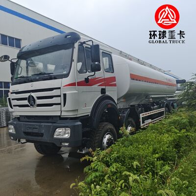 Beiben 8×8 Kongo Madenciliği için 35.000L Ağır Görevli Çapraz Yakıt Bowser Kamyonu
