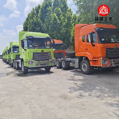 Yeni Sinotruk HOWO NX 6x4 371HP Dizel Çekici Kamyon Yarı Römork Taşımacılığı İçin Konteyner Taşıyıcı