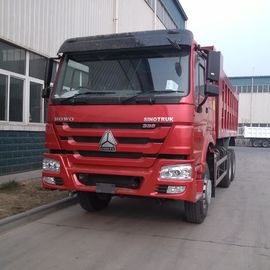 30t 10 Tekerlek 6x4 371hp 20 Kübik Howo Damperli Kamyon Euro 2 7356 * 2496 * 3170 mm