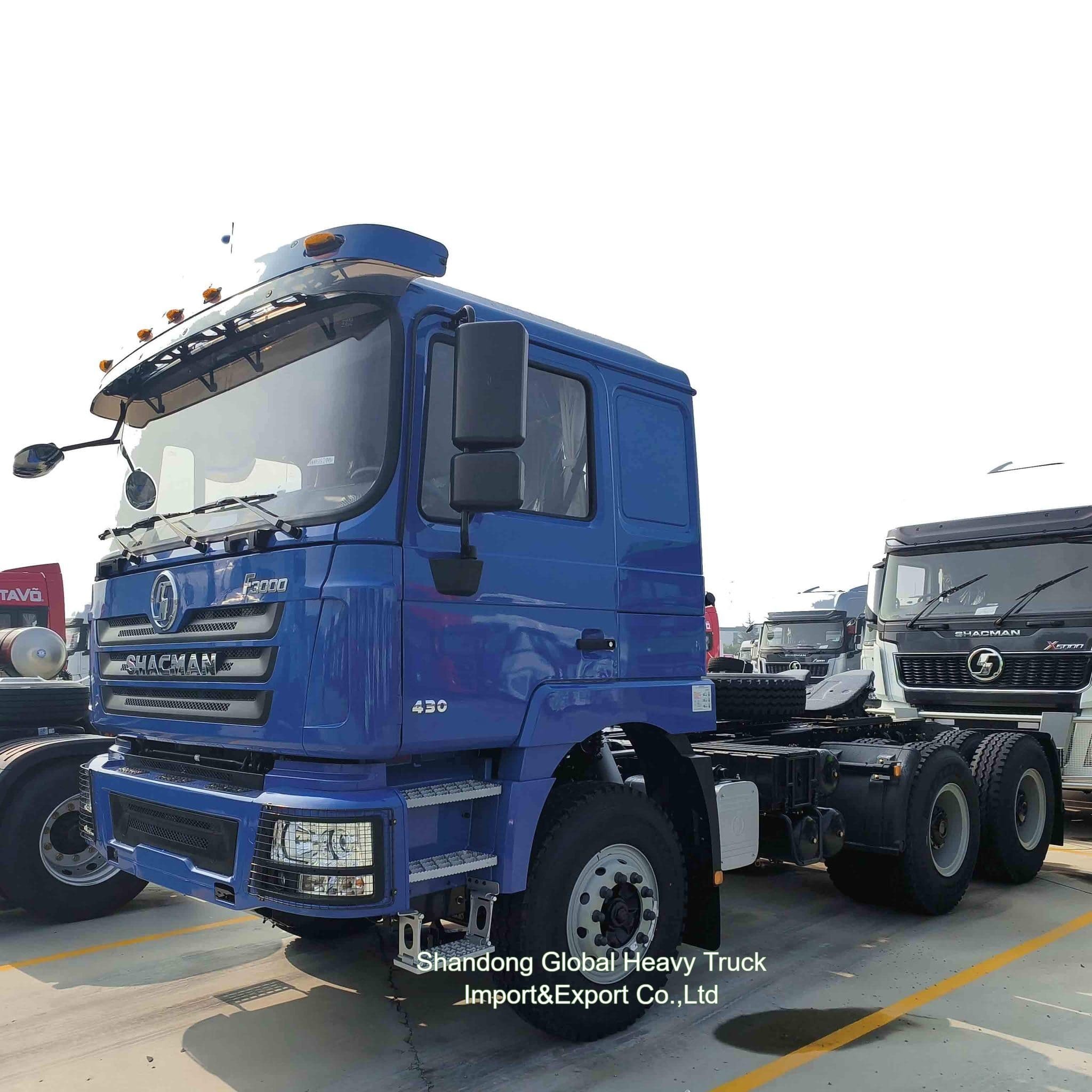 Shacman F3000 10 Tekerlekli 6X4 Traktör Kamyonlar 50 Tonluk Yük Kamyonları Kullanılmış Kamyonlar Traktör