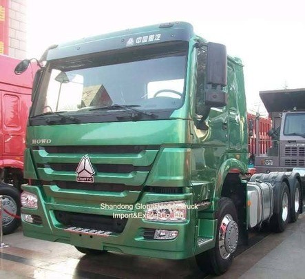 Sinotruk Kullanılmış HOWO 6X4 12 tekerlekli 371HP 375 420HP Traktör Kamyon Baş taşıyıcı Traktör Kafası Satılık