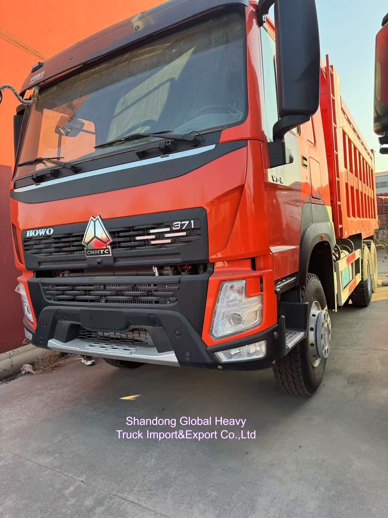V7 Çöp Kamyonları Sinotruk HOWO 6 4 Çöp Kamyonu Filipinler için 30 Ton Çöp Kamyonu Taşıma Hazır