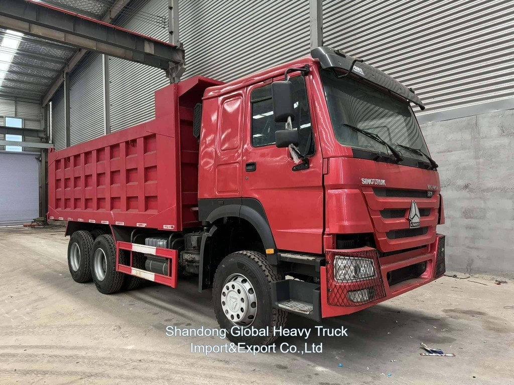 Yüksek Kaliteli Sinotruk HOWO Kullanılmış Dump Tipper Kamyonu LHD/Rhd Dizel 400 At Gücü 6X4 Dump Kamyonu