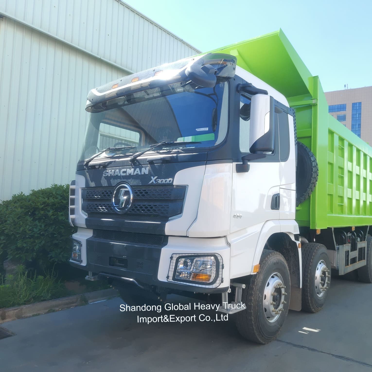 Yüksek Performanslı Maden Shacman 8*4 f3000 371/380/400/430HP Euro 2 Çöp Kamyonları