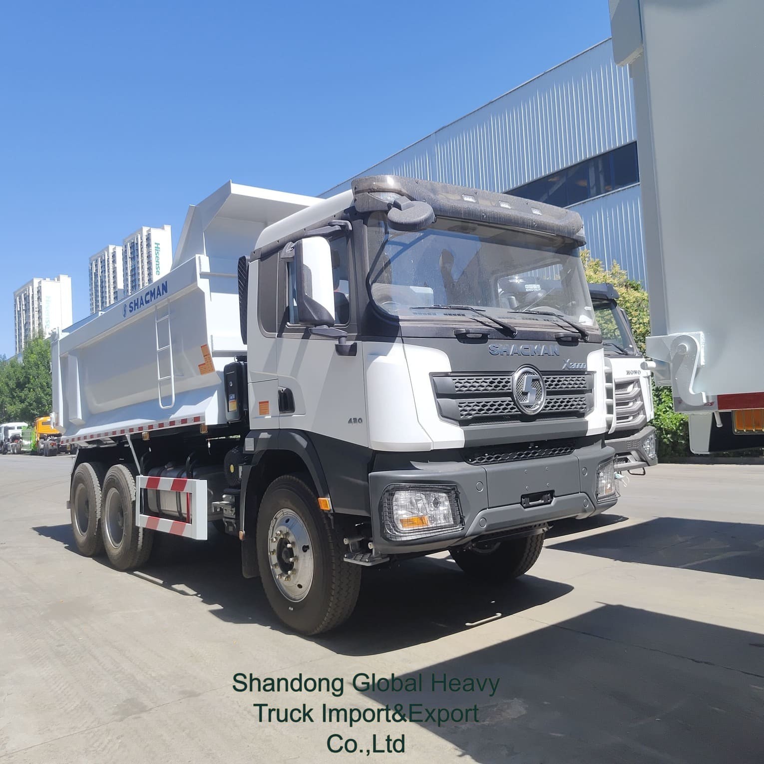Shacman X3000 F3000 340 HP 6X4 Madencilik Taşımacılığı için 31-40 ton yük kapasitesi ile Ağır Görevli Çöp Kamyonu