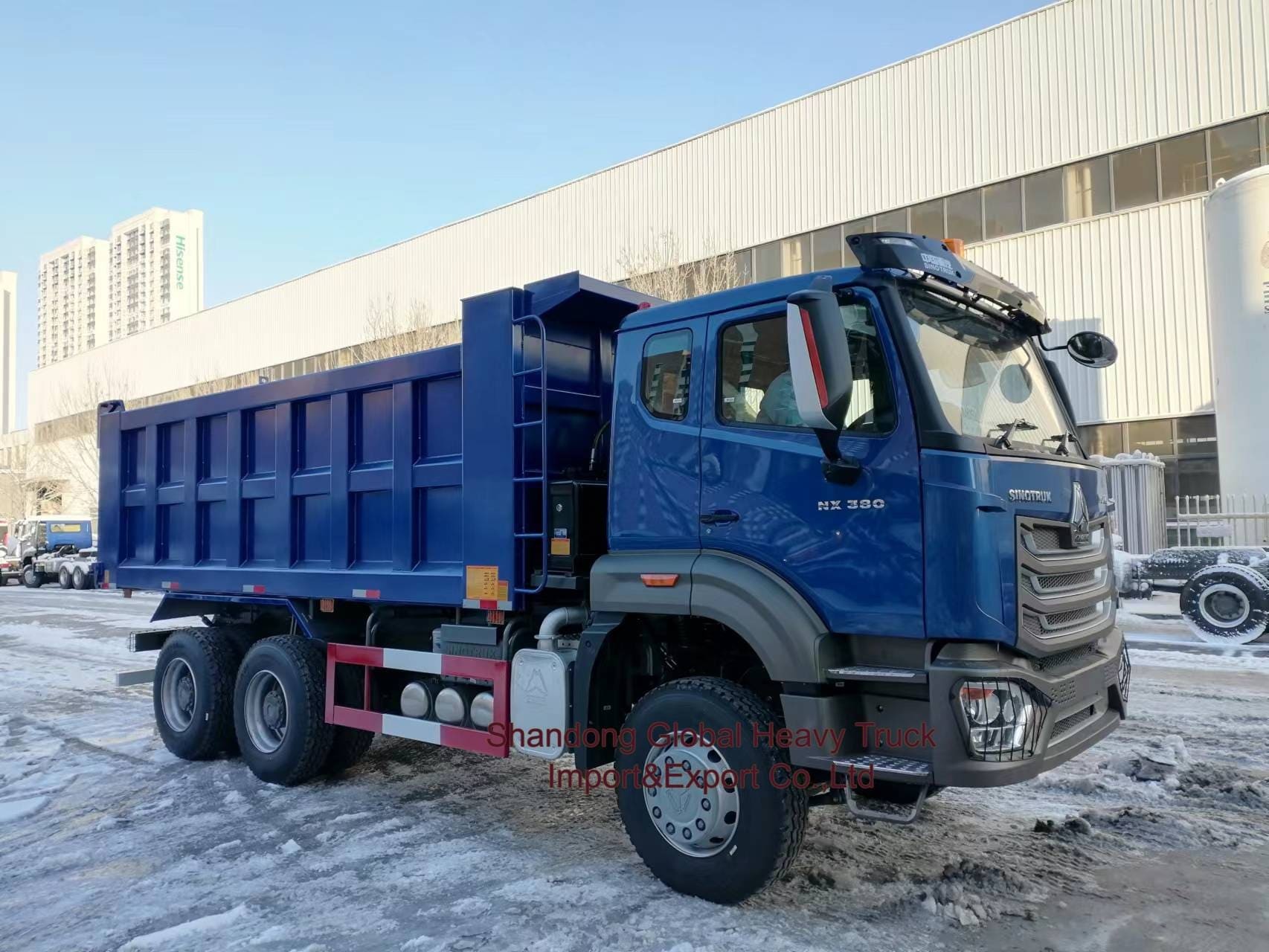 Sinotruk HOWO Nx Tx İkinci El 10 Tekerlekli 371 HP 6X4 Maden Çekici Kamyonu