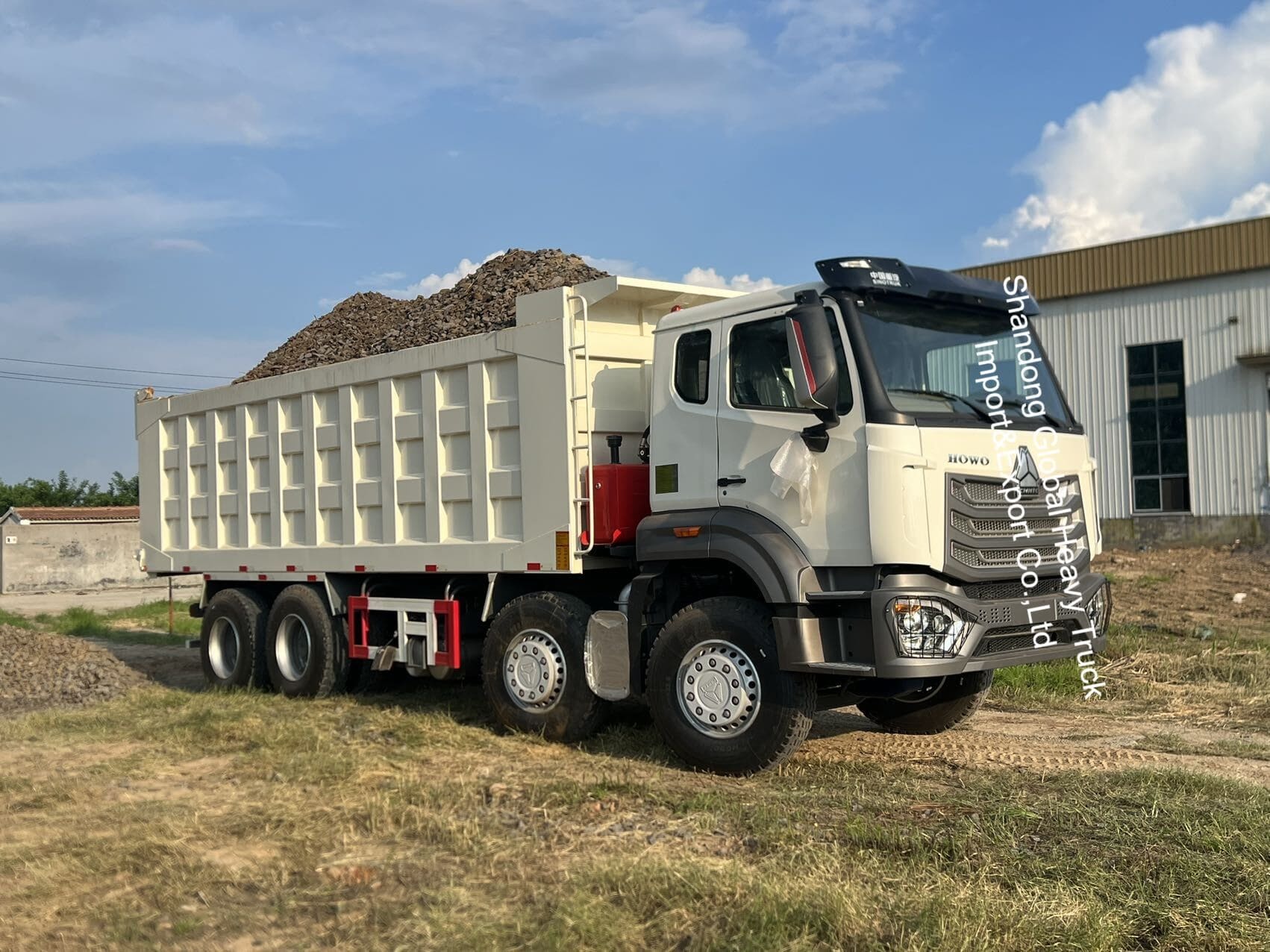 Sinotruk HOWO Ağır Hafif Ming Madencilik 30 40 50 Ton  8X4 10 12 Tekerlekli Arkadan Damperli Kamyon