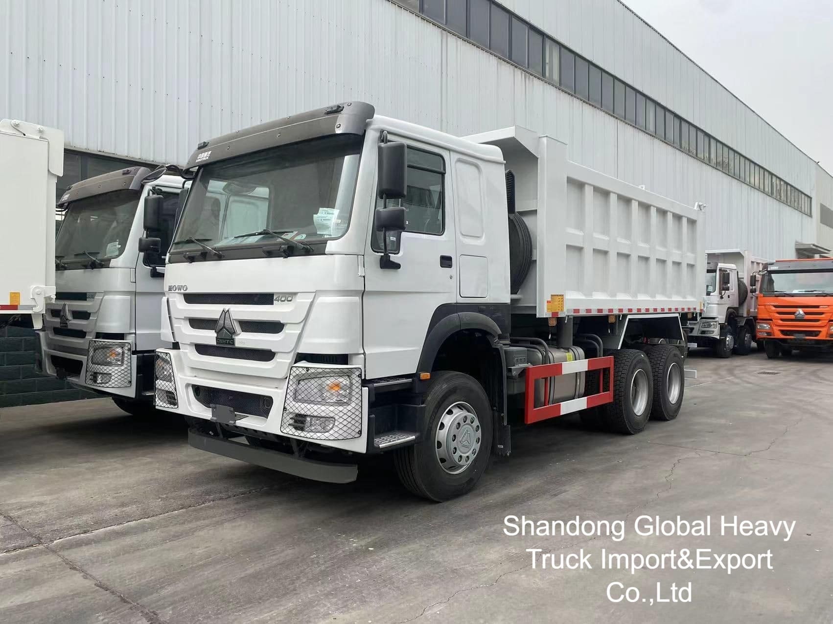 Kullanılmış shacman HOWO 10 Tekerlek 371HP/380HP/400HP/430HP Damperli Kamyon