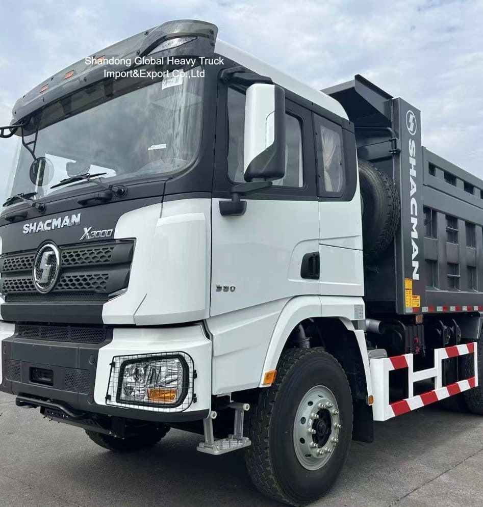 Zambia Madenciliği için 420HP motorlu ve yüksek dayanıklılıklı çelik gövdeli Shacman 8×4 atık kamyonu