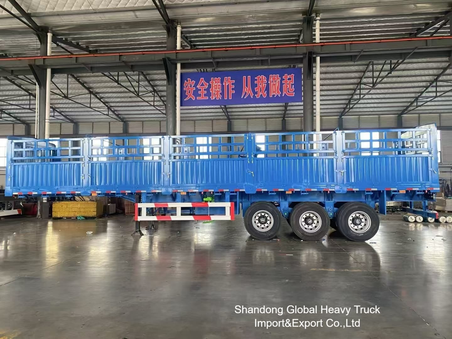 3 Dingil 50 Tonluk Havalı Süspansiyonlu Çitli Yarı Römork