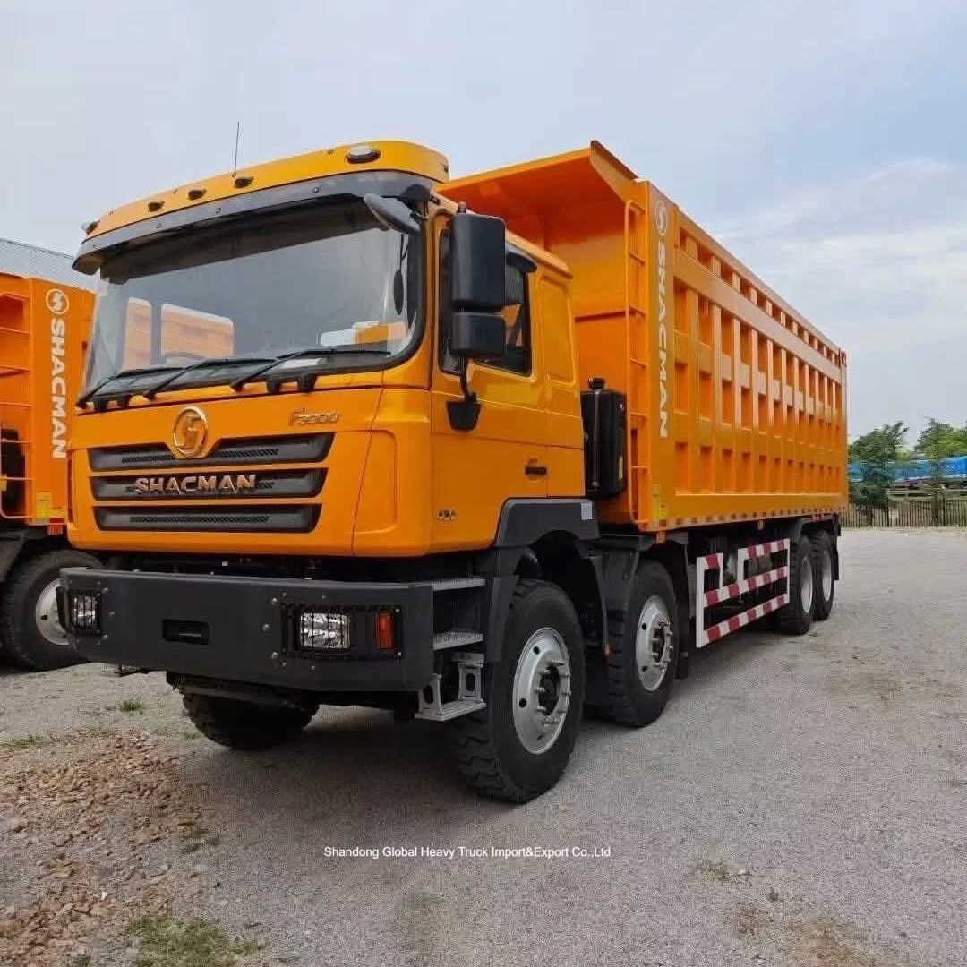Shacman F3000 400HP dizel motorlu ve ağır yük inşaatı için ön kaldırma tarzı 8×4 atık kamyonu