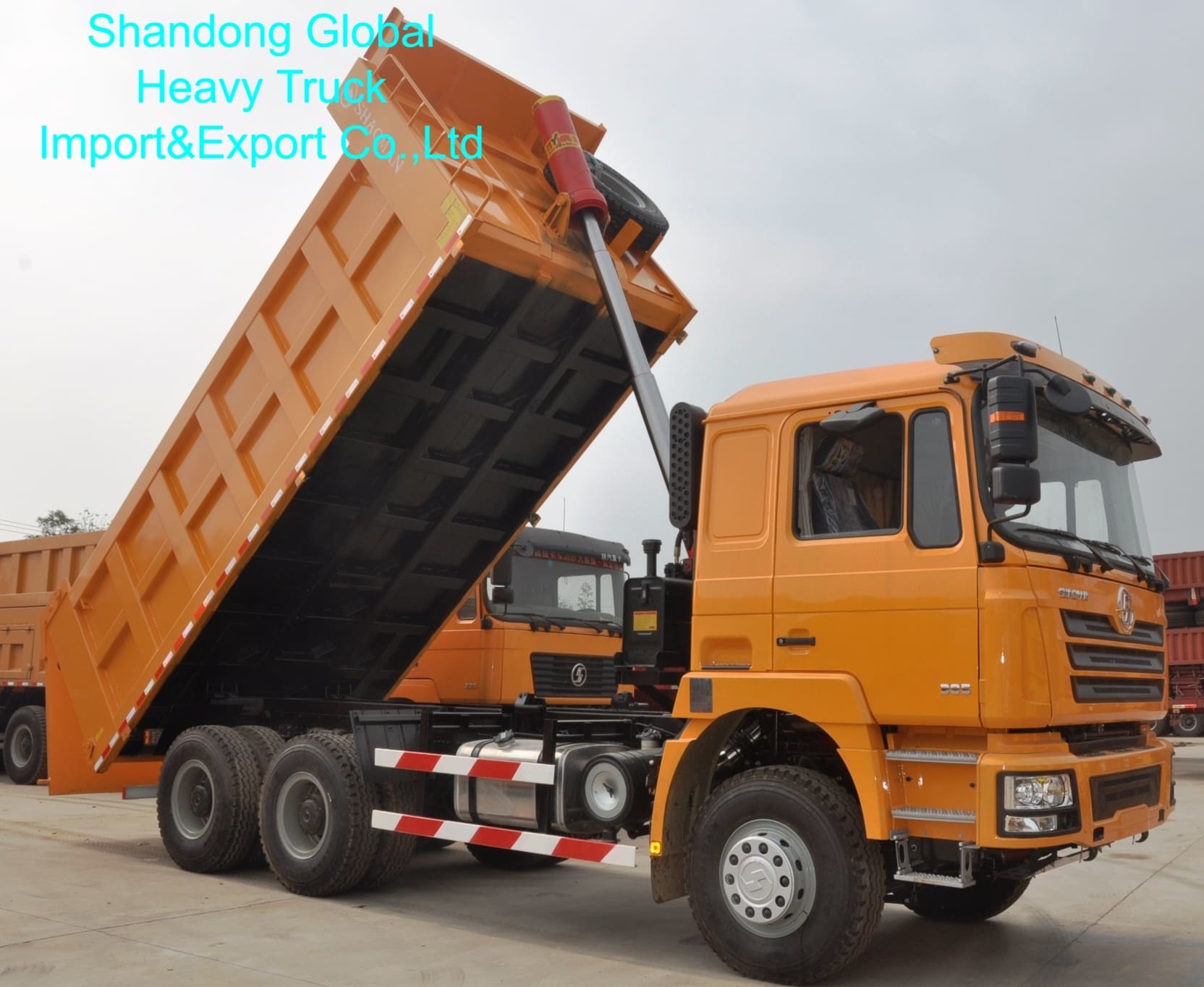 Shacman F3000 6X4 400L yakıt tankı Weichai 380HP motor ve 9/12 hızlı manuel vitesli kamyon