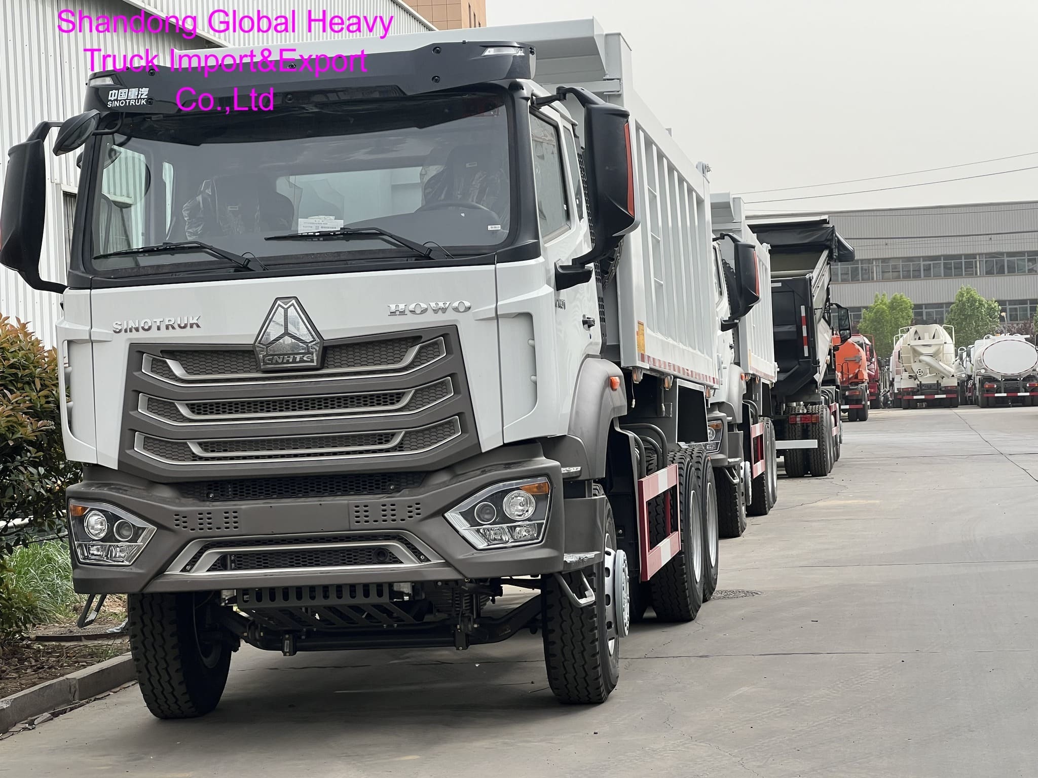 Sinotruk HOWO NX Sol/Sağ El Sürücü Hava Asansörü Koltuğu ve HW19710 Şanzımanlı Ağır Görevli Çöp Kamyonu