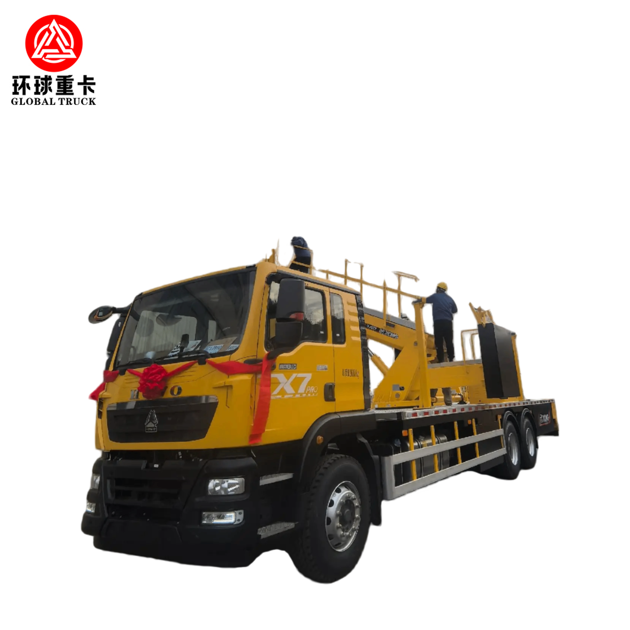 Bridge Inspection Truck with 14m-16m Working Height Euro 3 Emission Standard and HOWO 6x4 Chassis for Safe Bridge Maintenance