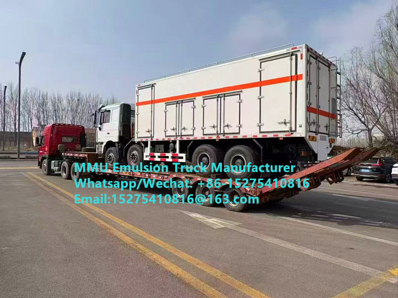 SAFER MORE EFFICIENT  20TON EMULSION-BASED BULK EXPLOSIVES TRUCK VEHICLE FOR WET OR DRY BLASTHOLES MONGOLIA, KAZAKHSTAN, UZBEKISTAN, INDONESIA, CONGO DRC, ZAMBIA, TANZANIA, GUINEA
