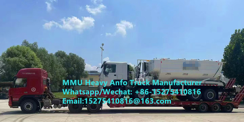Yüksek irtifa soğuk bölge karıştırma ve şarj çok fonksiyonel ağır amonyum petrol patlayıcıları Kamyon 15/20/25 Ton Ağır Emülsiyon ANFO Kamyon Zambiya/Zimbabwe/Tanzanya/Ghana/Guinea/Perü Madencilik Patlama Servisi