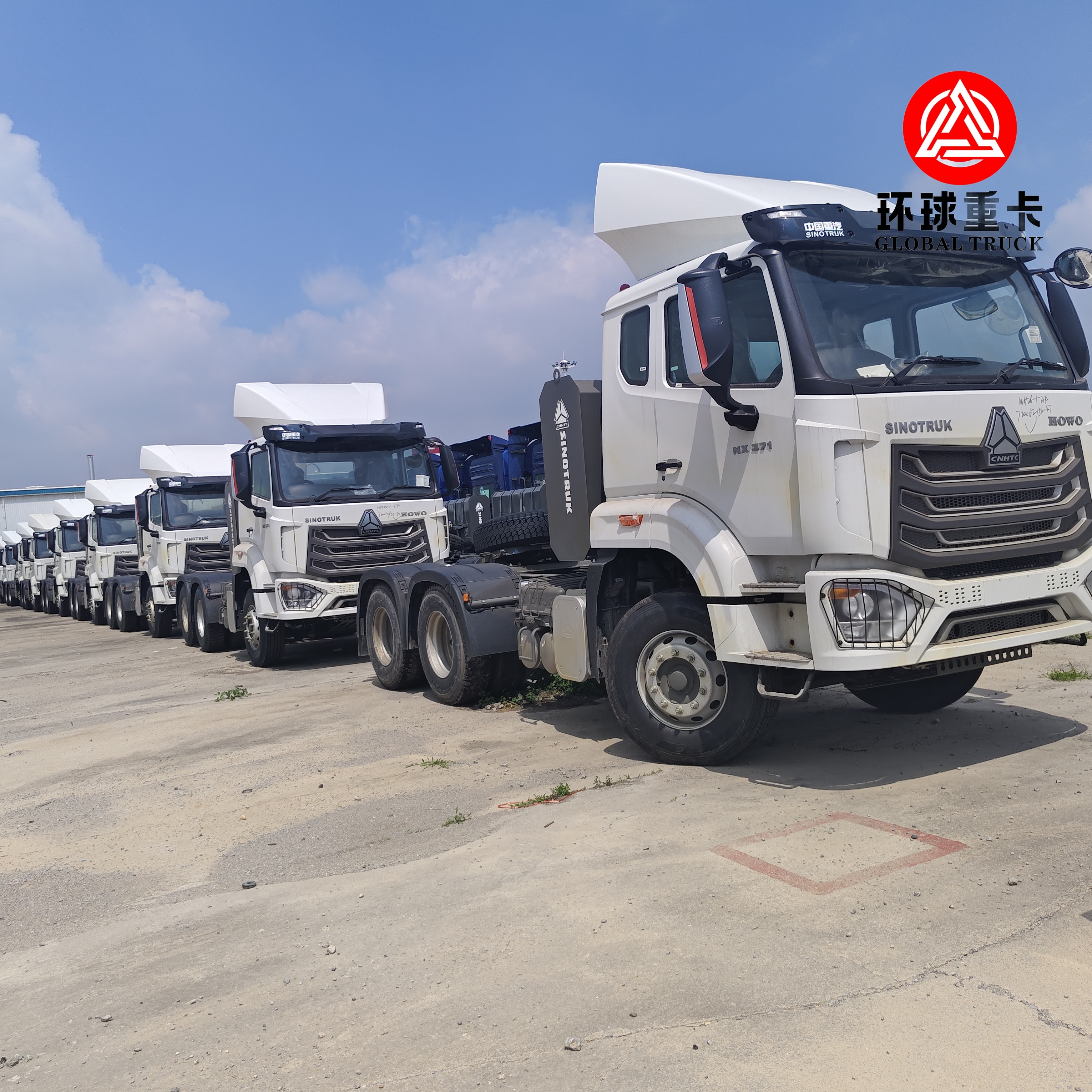 Yeni Sinotruk HOWO NX 6x4 400HP Ağır Kargo ve Konteyner Taşımacılığı için Traktör Başlı Kamyon