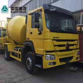 Sarı Beton İnşaat Ekipmanları 6x4 8m3 Beton Mikseri Kamyonu Pompalı Kendiliğinden Yükleme