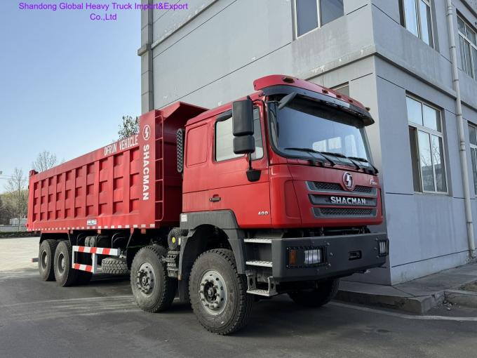 SHACMAN X3000 8×4 Dump Truck in operation